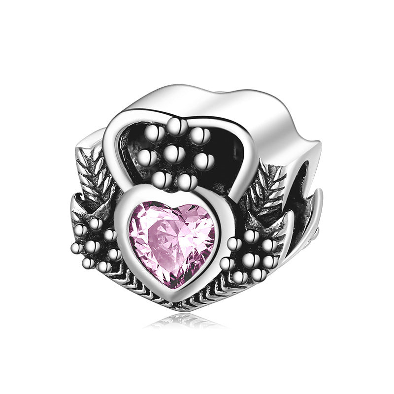 Sterling Silver loose beads - various heart shape bead designs