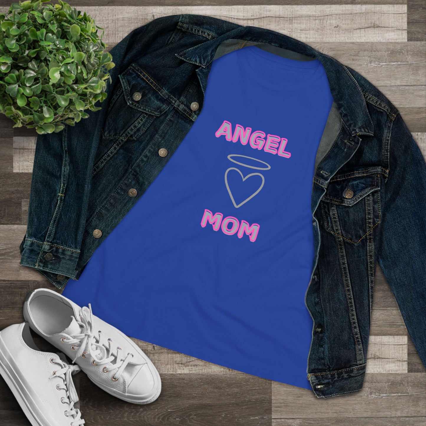 Angel Mom Women's Tee - Super Soft T-shirt