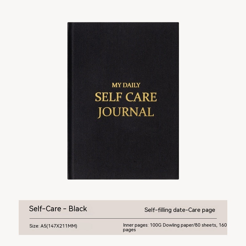 Self-care Journal / Diary (A5 Cloth Notebook)