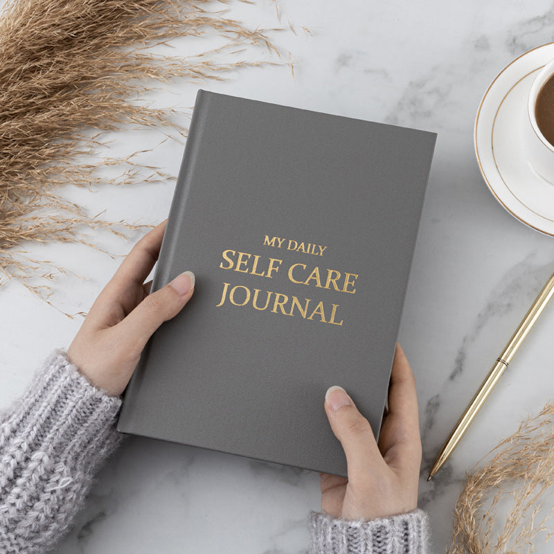 Self-care Journal / Diary (A5 Cloth Notebook)