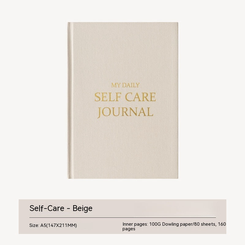 Self-care Journal / Diary (A5 Cloth Notebook)