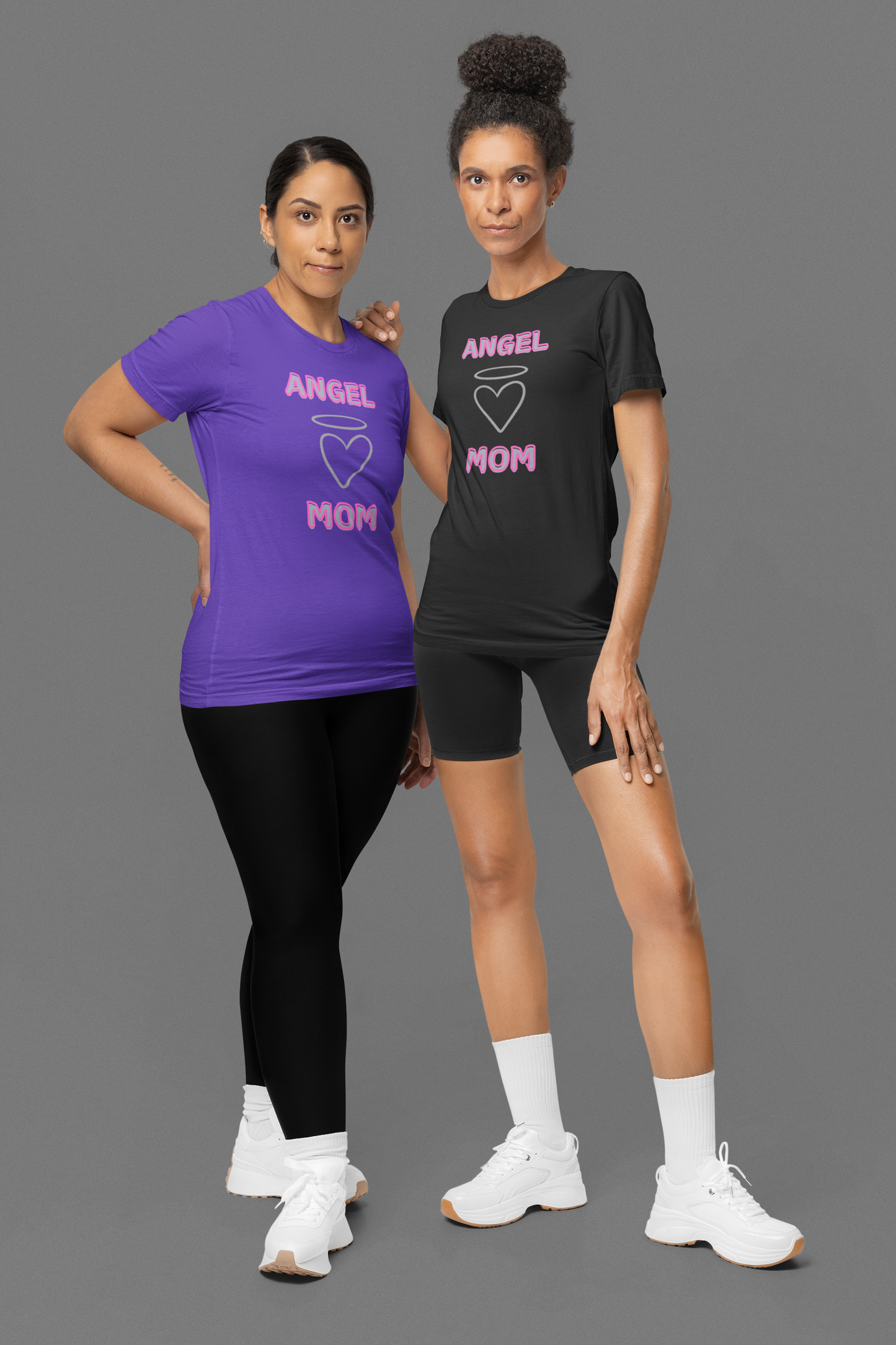 Angel Mom Women's Tee - Super Soft T-shirt