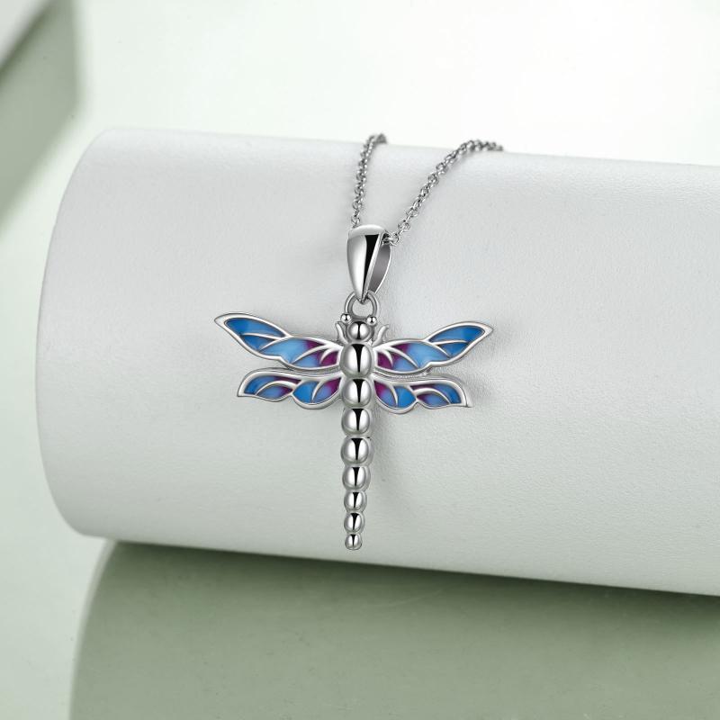Sterling Silver Dragonfly - Cremation Necklace
