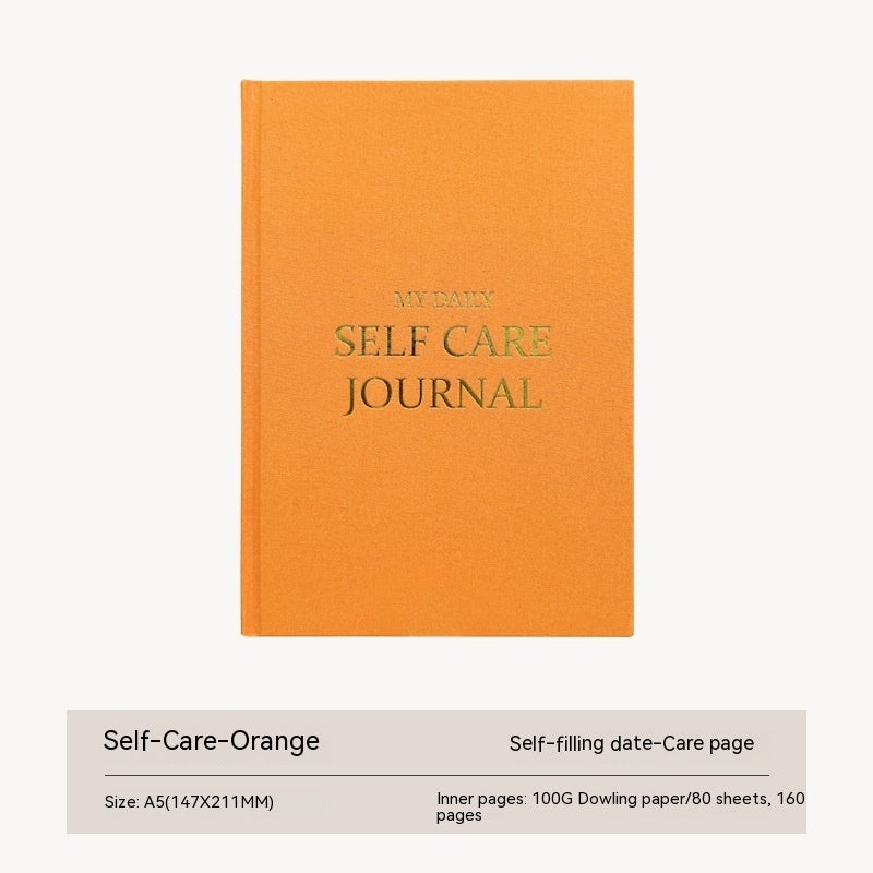 Self-care Journal / Diary (A5 Cloth Notebook)